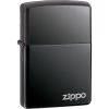 Zippo 10057 Zippo Logo Lighter With Black Ice Finish