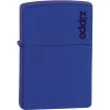 Zippo 11344 Zippo Logo Lighter With Matte Royal Blue Finish