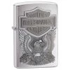 Zippo 16284 Harley Davidson Zippo Lighter With Brushed Chrome Finish -Sale Online Zippo 108519 108547