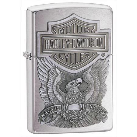 Zippo 16284 Harley Davidson Zippo Lighter With Brushed Chrome Finish 3 Zippo 16284 Harley Davidson Zippo Lighter With Brushed Chrome Finish