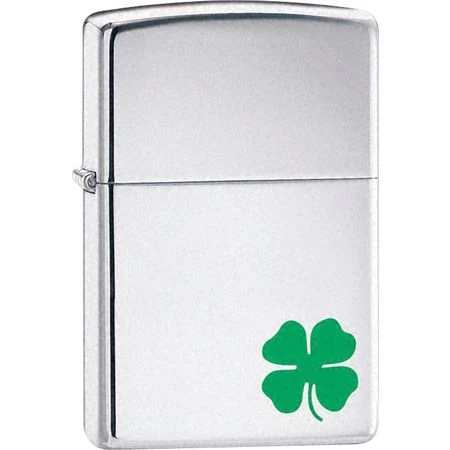 Zippo 24007 A Bit ''O'' Luck With High Polished Chrome Finish 3 Zippo 24007 A Bit ''O'' Luck With High Polished Chrome Finish