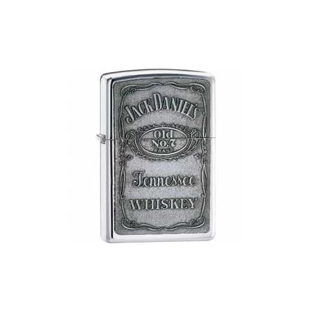 Zippo 16427 Jack Daniel's Pewter Emblem High Polish Chrome 3 Zippo 16427 Jack Daniel's Pewter Emblem High Polish Chrome