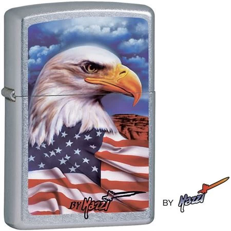Zippo 24764 Mazzi Freedom Watch Eagle Lighter With Chrome Finish 3 Zippo 24764 Mazzi Freedom Watch Eagle Lighter With Chrome Finish