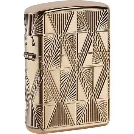 Zippo 04939 Luxury Diamond Lighter With High Polish Gold Finish 4 Zippo 04939 Luxury Diamond Lighter With High Polish Gold Finish - Image 2