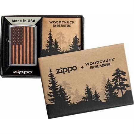 Zippo 11269 WoodChuck Flag Lighter 5 Zippo 11269 WoodChuck Flag Lighter - Image 3