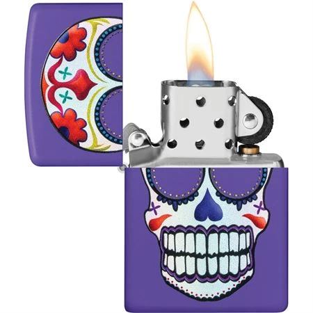 Zippo 23698 Sugar Skull Lighter 4 Zippo 23698 Sugar Skull Lighter - Image 2