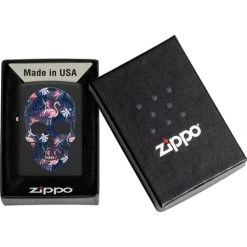 Zippo 71854 Flamingo Skull Lighter -Sale Online Zippo 172656