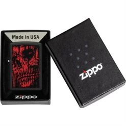 Zippo 71858 Red Skull Design Lighter -Sale Online Zippo 172658