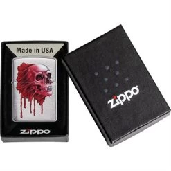 Zippo 70432 Red Skull Lighter 7 Zippo 70432 Red Skull Lighter -Sale Online Zippo 172730