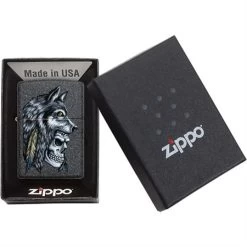 Zippo 09071 Wolf Skull Lighter -Sale Online Zippo 172828