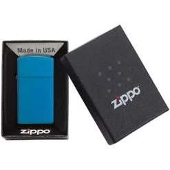 Zippo 20494 Slim Blue Lighter -Sale Online Zippo 172851