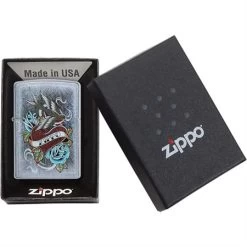 Zippo 09082 Vintage Tattoo Lighter 7 Zippo 09082 Vintage Tattoo Lighter -Sale Online Zippo 172857