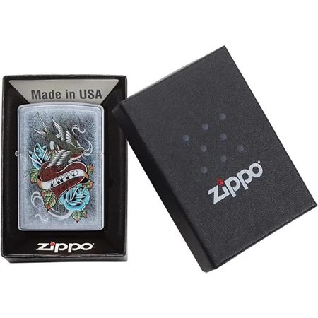 Zippo 09082 Vintage Tattoo Lighter 5 Zippo 09082 Vintage Tattoo Lighter - Image 3