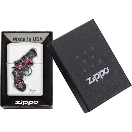 Zippo 09211 Spazuk Flower Pistol Lighter 5 Zippo 09211 Spazuk Flower Pistol Lighter - Image 3