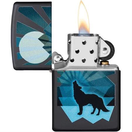 Zippo 09072 Wolf And Moon Lighter 4 Zippo 09072 Wolf And Moon Lighter - Image 2