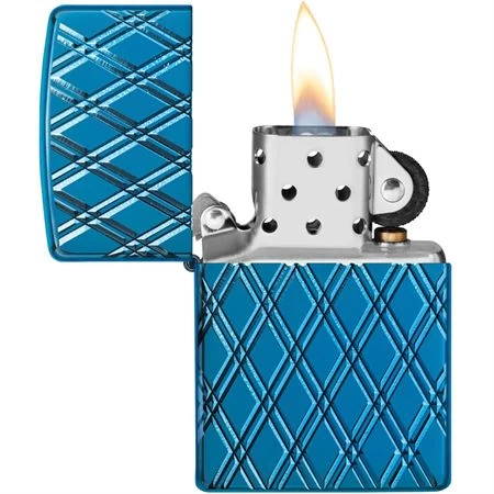 Zippo 10959 Blue Diamonds Lighter 4 Zippo 10959 Blue Diamonds Lighter - Image 2