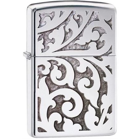 Zippo 28530 Zippo Filigree With High Polish Chrome Finish 3 Zippo 28530 Zippo Filigree With High Polish Chrome Finish
