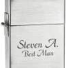 1935 Replica Brushed Chrome Zippo Lighter - Free Engraving - ID# 1935-25p -Sale Online Zippo 1935 replica brushed chrome zippo lighter 95