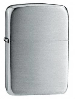 1941 Replica Hand Satin Sterling Silver Zippo Lighter - Free Engraving - ID# 24