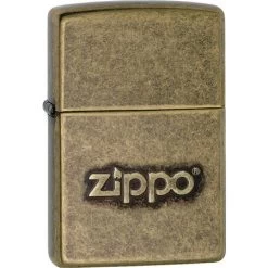 Zippo 28994 Zippo Stamp Lighter With Antique Brass
