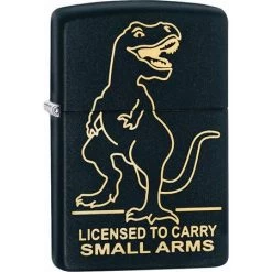 Zippo 02230 Licensed To Carry Lighter With Black Matte Finish