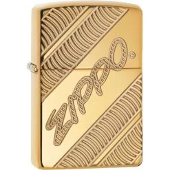 Zippo 02226 Zippo Coiled Lighter With High Polish Brass Finish