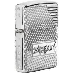 Zippo 04951 Zippo Bolts Lighter With High Polish Chrome Construction