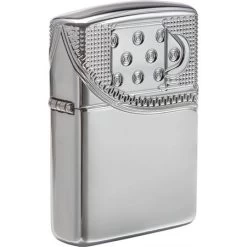 Zippo 05131 Zippo Zipper Lighter With High Polish Chrome Construction