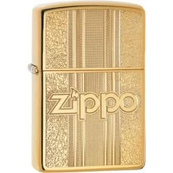Zippo 05446 Zippo And Pattern Lighter With High Polish Brass Construction