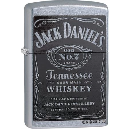 Zippo 24779 Jack Daniels Lighter With Street Chrome Construction 3 Zippo 24779 Jack Daniels Lighter With Street Chrome Construction