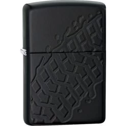 Zippo 28966 Tire Tread Lighter With Black Matte Finish