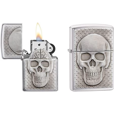 Zippo 07682 Skull With Brain Surprise 3 Zippo 07682 Skull With Brain Surprise