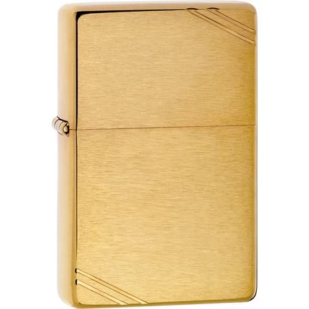 Zippo 11240 Vintage With Slashes Brass 3 Zippo 11240 Vintage With Slashes Brass