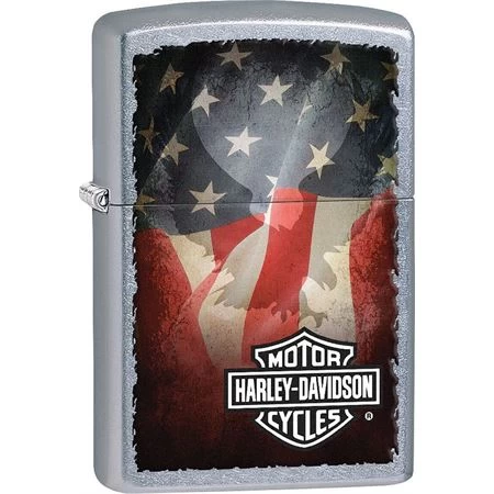Zippo 03813 Harley Davidson Flag Design 3 Zippo 03813 Harley Davidson Flag Design