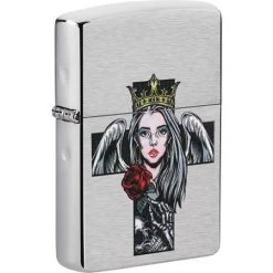 Zippo 16633 Cross/Queen/Skull Lighter