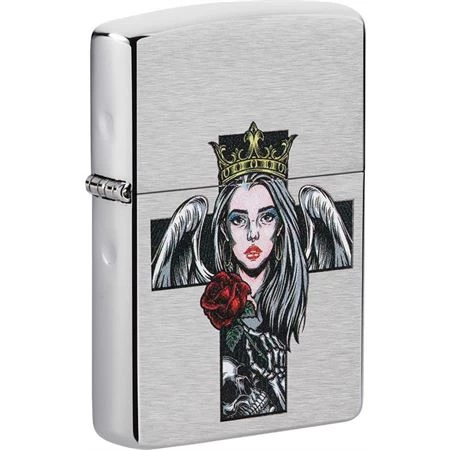 Zippo 16633 Cross/Queen/Skull Lighter 3 Zippo 16633 Cross/Queen/Skull Lighter