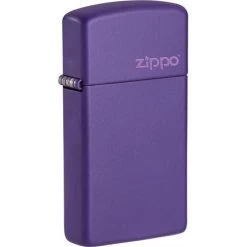 Zippo 16821 Slim Purple Logo Lighter