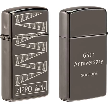 Zippo 70921 65th Anniversary Slim Lighter 3 Zippo 70921 65th Anniversary Slim Lighter