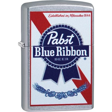 Zippo 13424 Pabst Blue Ribbon Lighter 3 Zippo 13424 Pabst Blue Ribbon Lighter