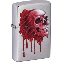 Zippo 70432 Red Skull Lighter