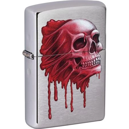 Zippo 70432 Red Skull Lighter 3 Zippo 70432 Red Skull Lighter