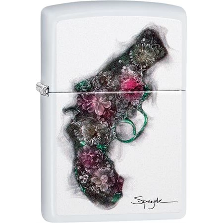 Zippo 09211 Spazuk Flower Pistol Lighter 3 Zippo 09211 Spazuk Flower Pistol Lighter
