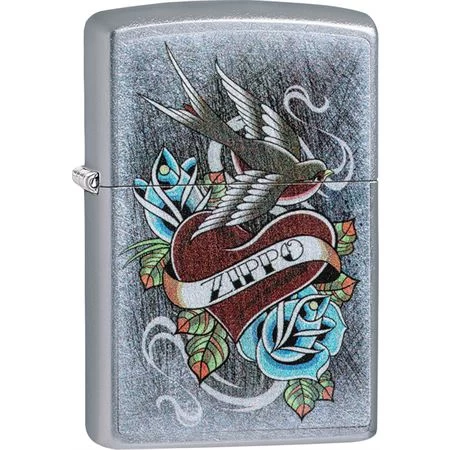 Zippo 09082 Vintage Tattoo Lighter 3 Zippo 09082 Vintage Tattoo Lighter