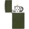 Zippo Slim Lighter Matte Green -Sale Online Zippo ZO13340 add 01
