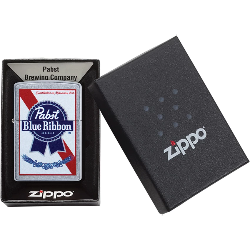 Zippo Pabst Blue Ribbon Lighter 4 Zippo Pabst Blue Ribbon Lighter - Image 2