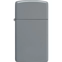 Zippo Slim Lighter Gray No Logo