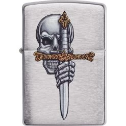 Zippo Sword Skull Design Lighter