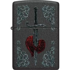 Sale Online Zippo 10 Zippo Heart Dagger Tattoo Lighter