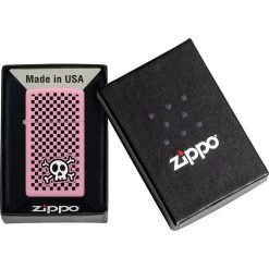 Zippo Checkered Skull Lighter -Sale Online Zippo ZO53568 add 03