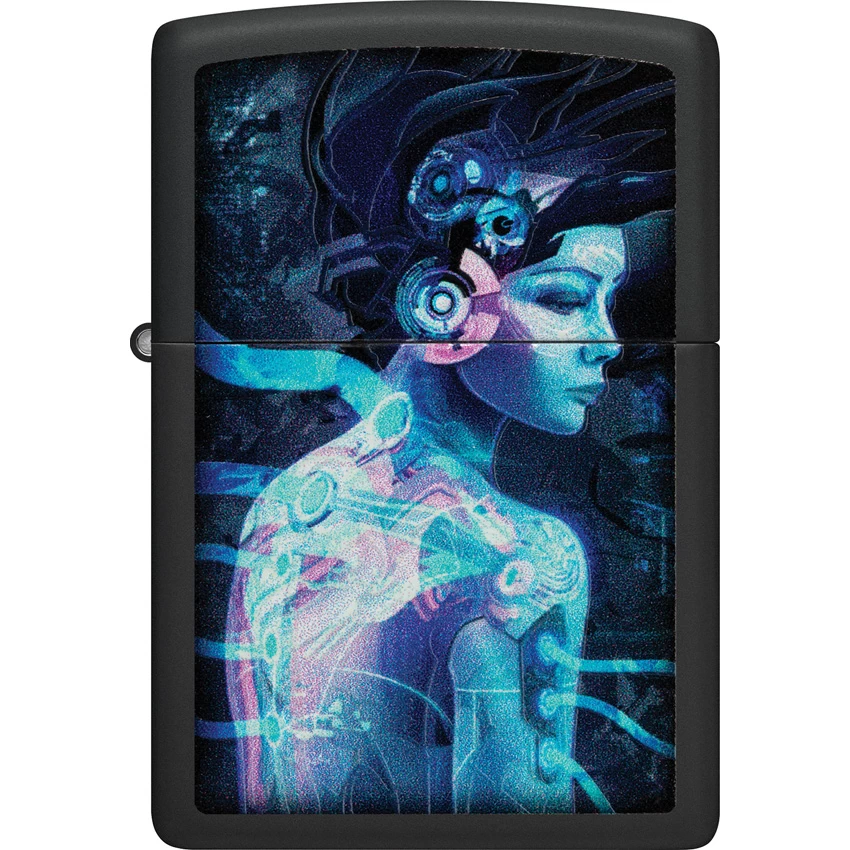 Zippo Cyborg Woman Design 5 Zippo Cyborg Woman Design - Image 3